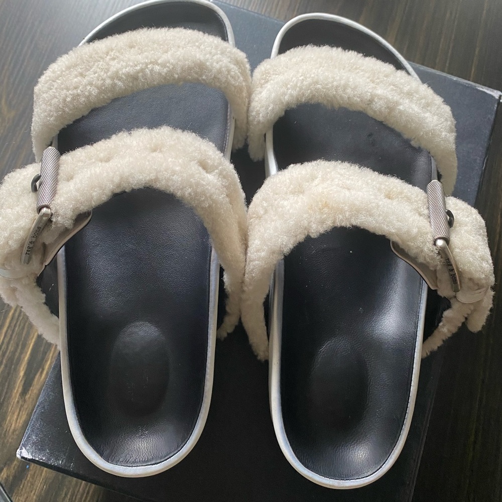 COPY - Rag & Bone shearling slide - Picture 3 of 7